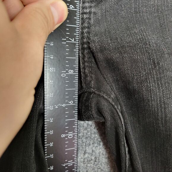 KUT FROM THE KLOTH KP011MB2 Black Mid Rise Bootcut Stretch Denim Jeans SIZE 2 - Picture 9 of 14